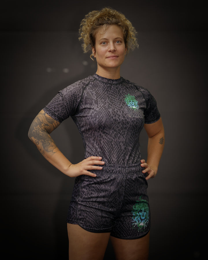 Snakeskin Medusa Rashguard – Women's
