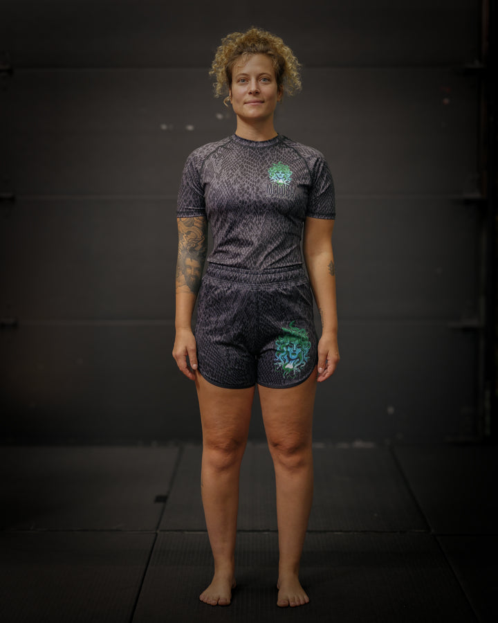 Snakeskin Medusa Shorts – Women's