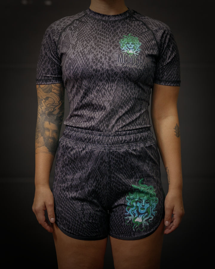 Snakeskin Medusa Rashguard – Women's