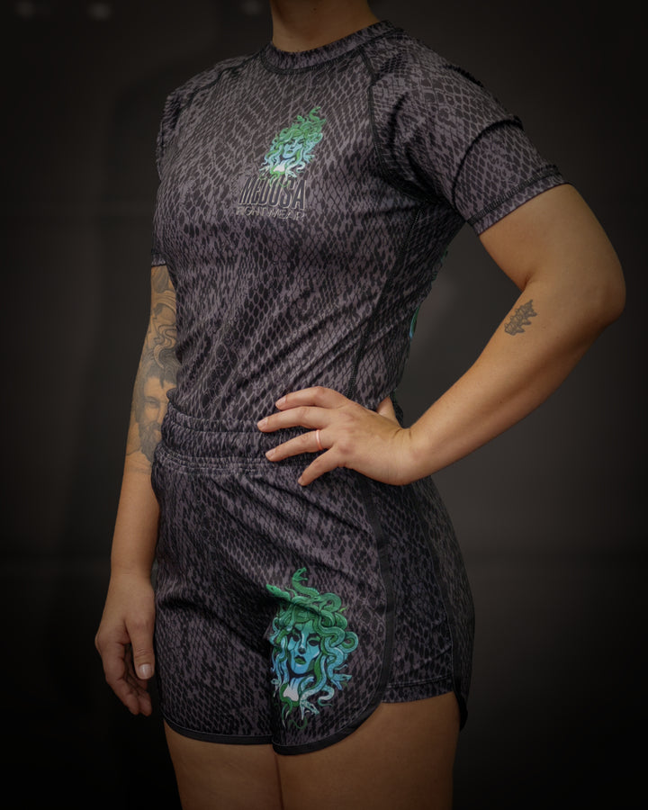 Snakeskin Medusa Shorts – Women's