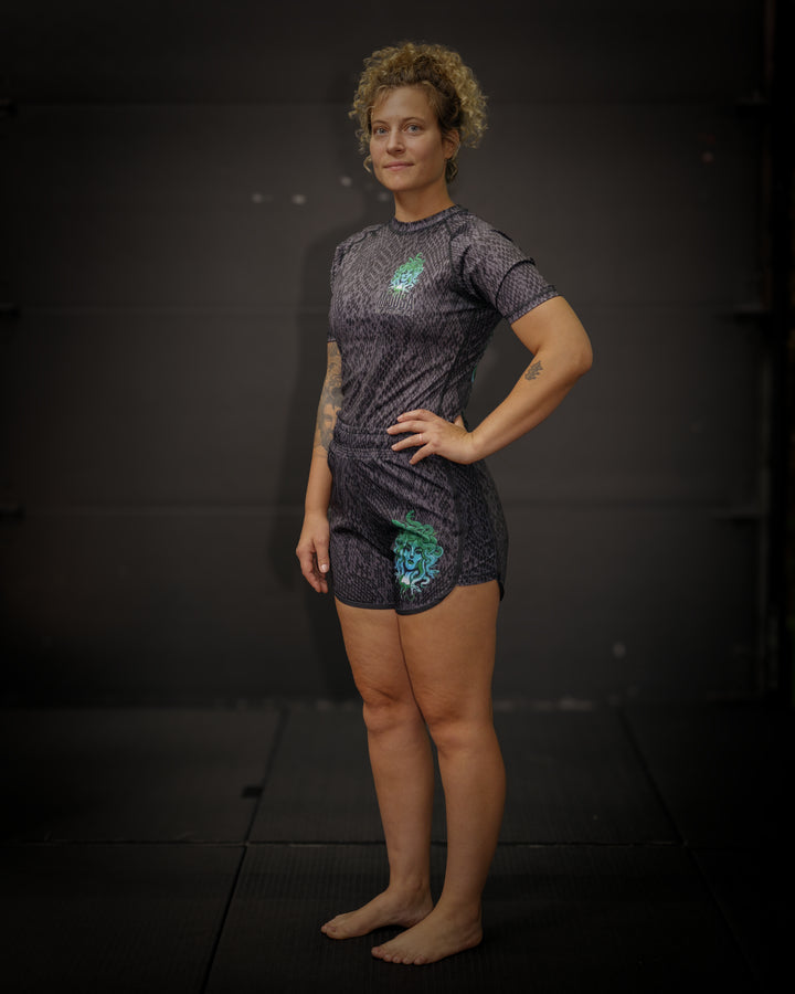 Snakeskin Medusa Rashguard – Women's