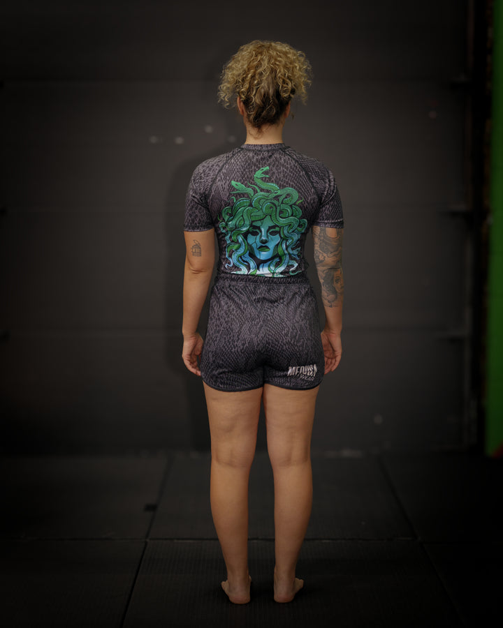 Snakeskin Medusa Shorts – Women's