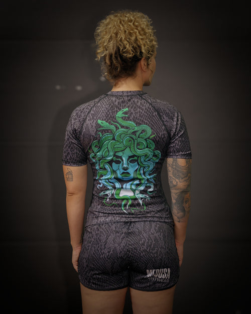 Snakeskin Medusa Rashguard – Women's