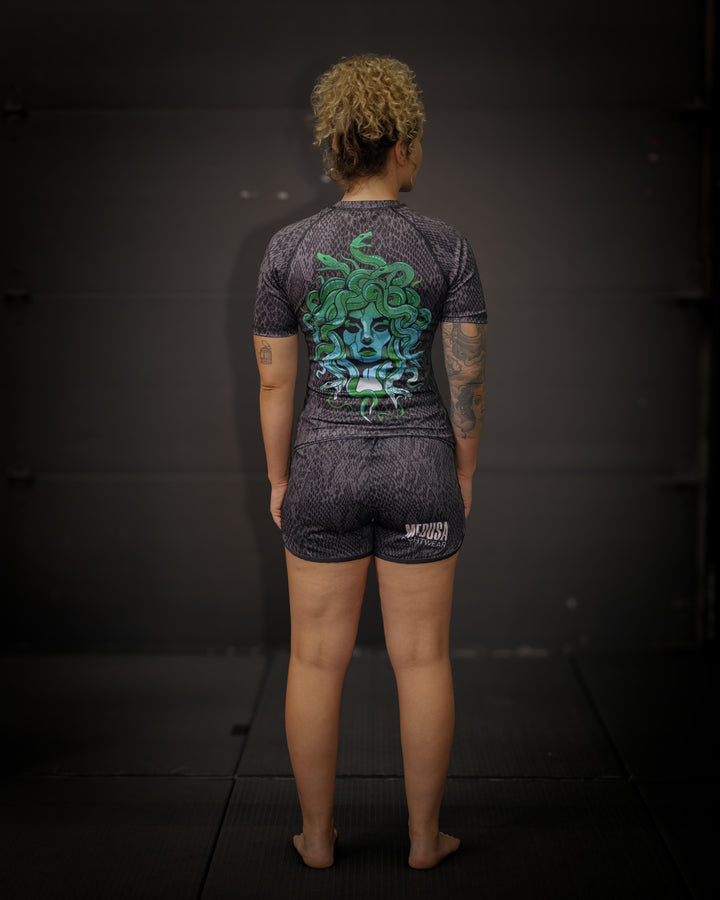 Snakeskin Medusa Rashguard – Women's