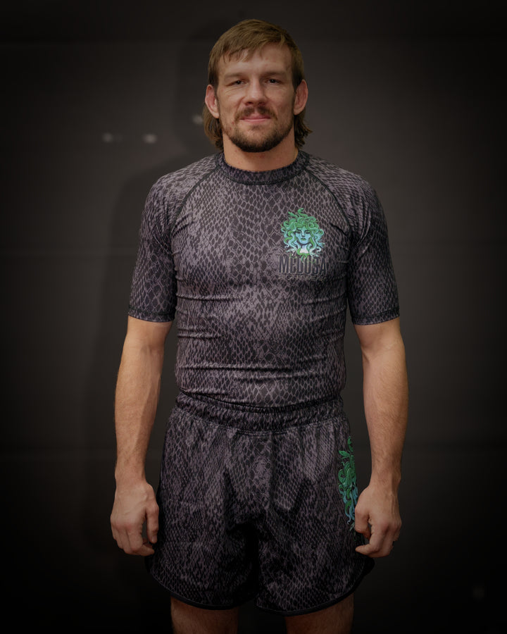 Snakeskin Medusa Rashguard – Men's & Youth