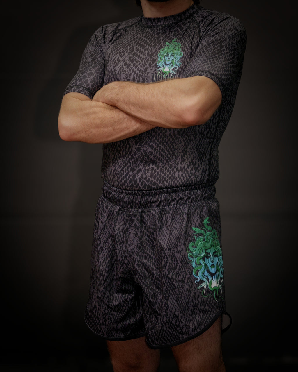 Snakeskin Medusa Shorts – Men's / Youth