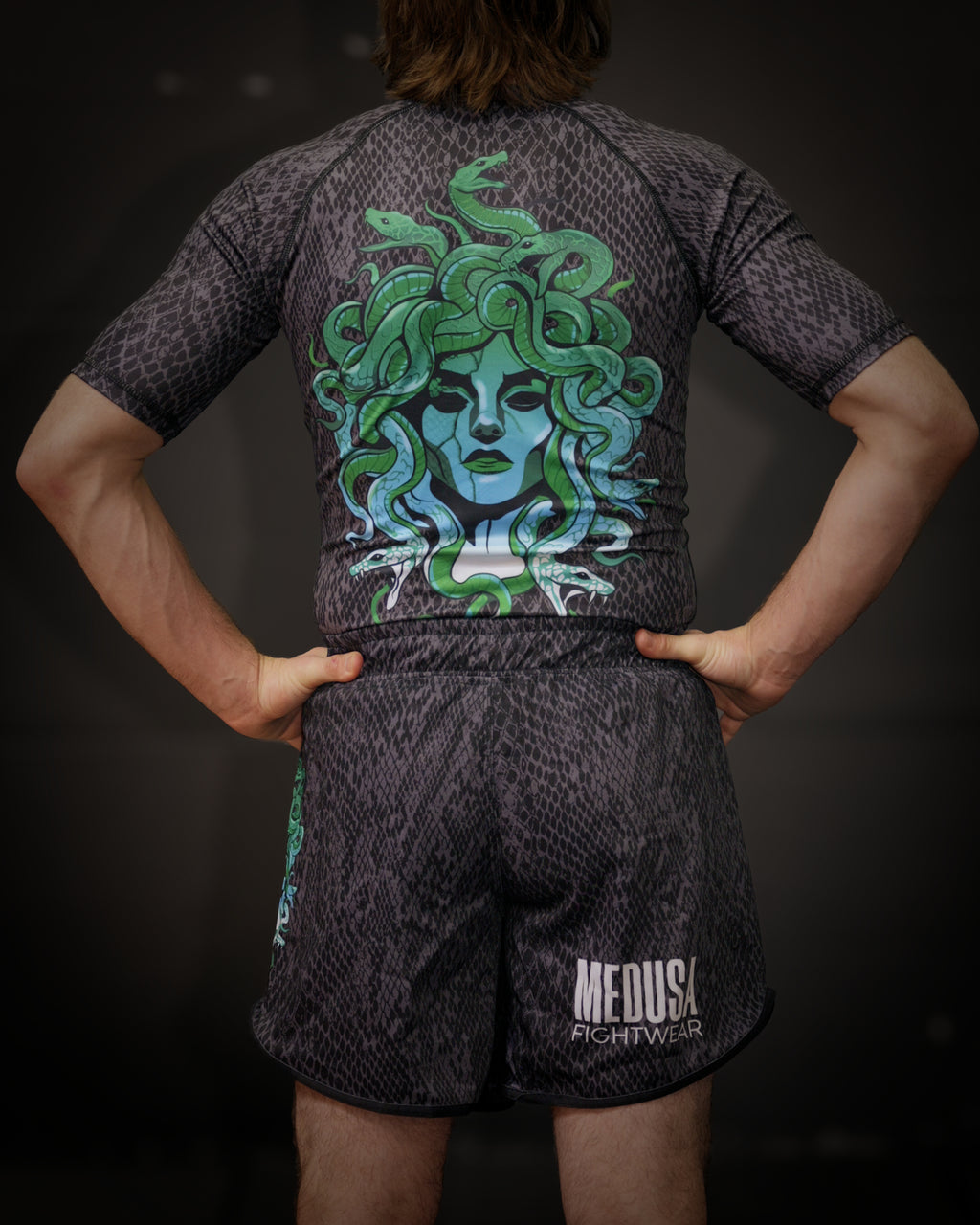 Snakeskin Medusa Shorts – Men's / Youth