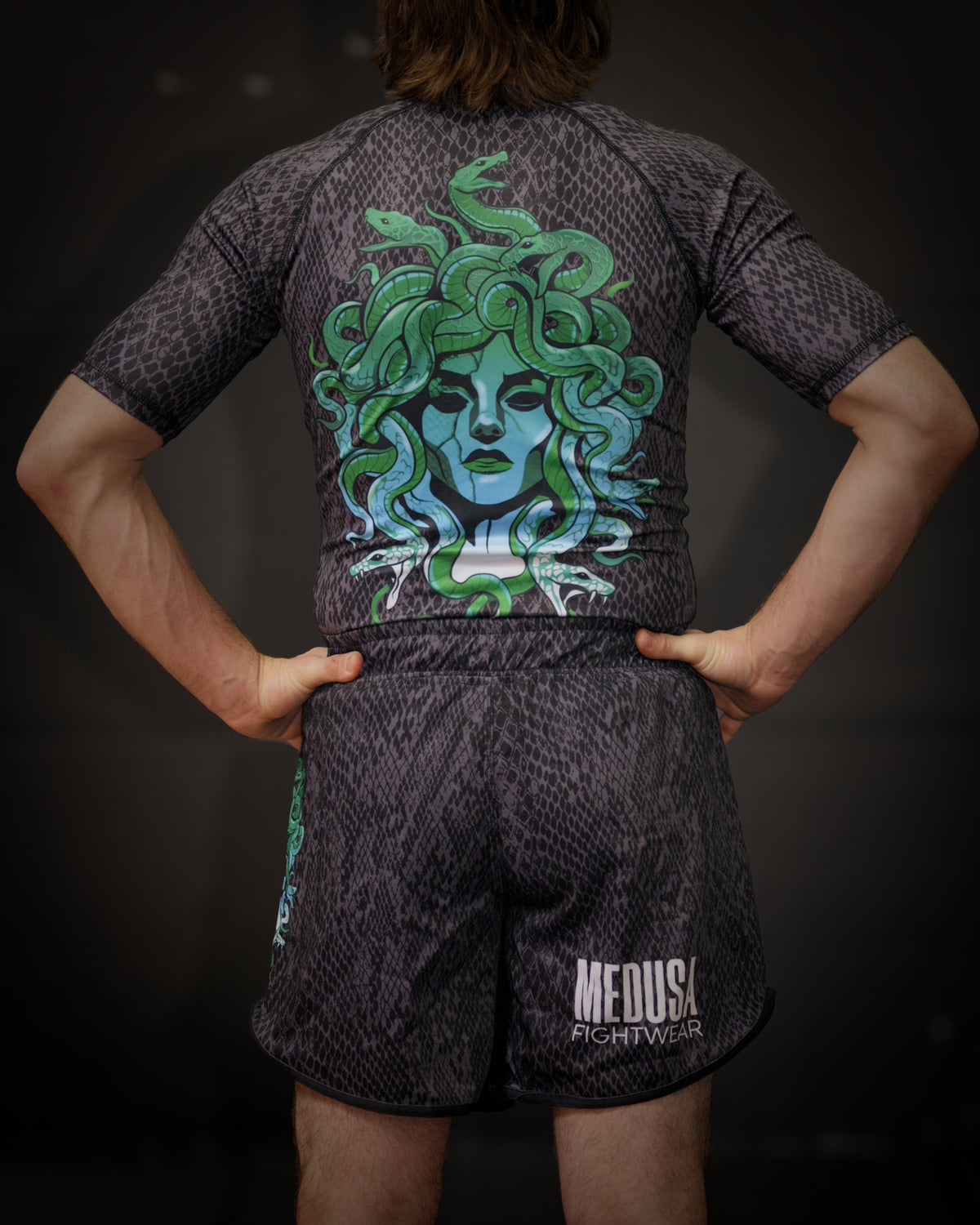 Snakeskin Medusa Shorts – Men's / Youth