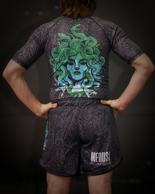 Snakeskin Medusa Rashguard – Men's & Youth